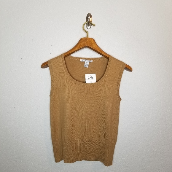 CAbi Sweaters - CAbi Caramel Sleeveless Tank